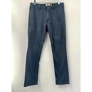 Fjall Raven Mens Gray Solid Cotton High Coast Stretch Straight Leg Pants Size 29